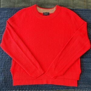 RAG & BONE Red Valentina Cashmere Sweater
